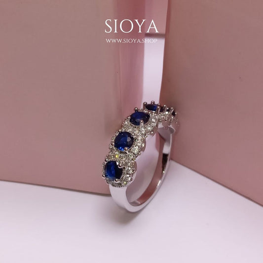 SAPPHIRE DIAMOND RING