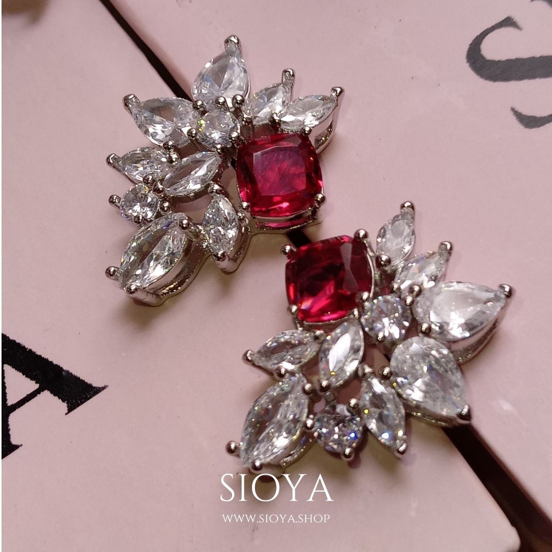 ruby studs