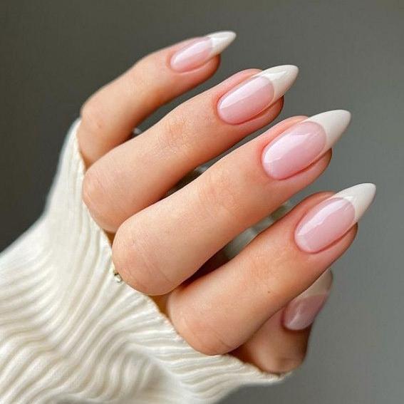 Classic French Nails